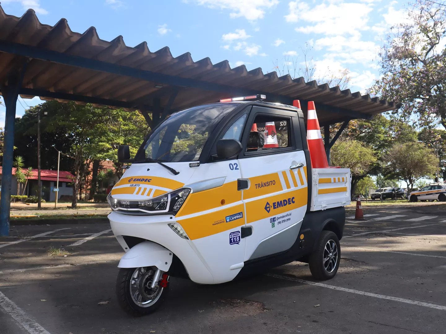 Veículos elétricos serão testados por agentes da Emdec